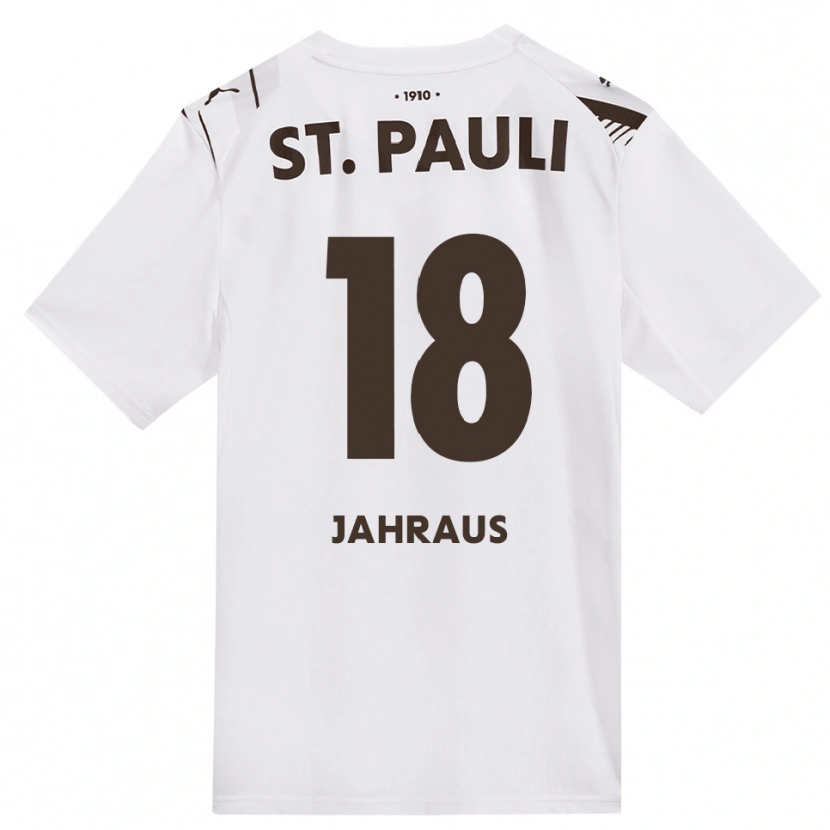 Danxen Homem Camisola Luis Jahraus #18 Café Branco Vermelho Alternativa 2026/27 Camisa