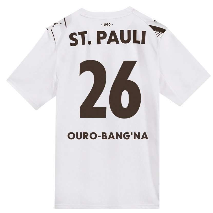 Danxen Homem Camisola Samir Ouro-Bang'na #26 Café Branco Vermelho Alternativa 2026/27 Camisa