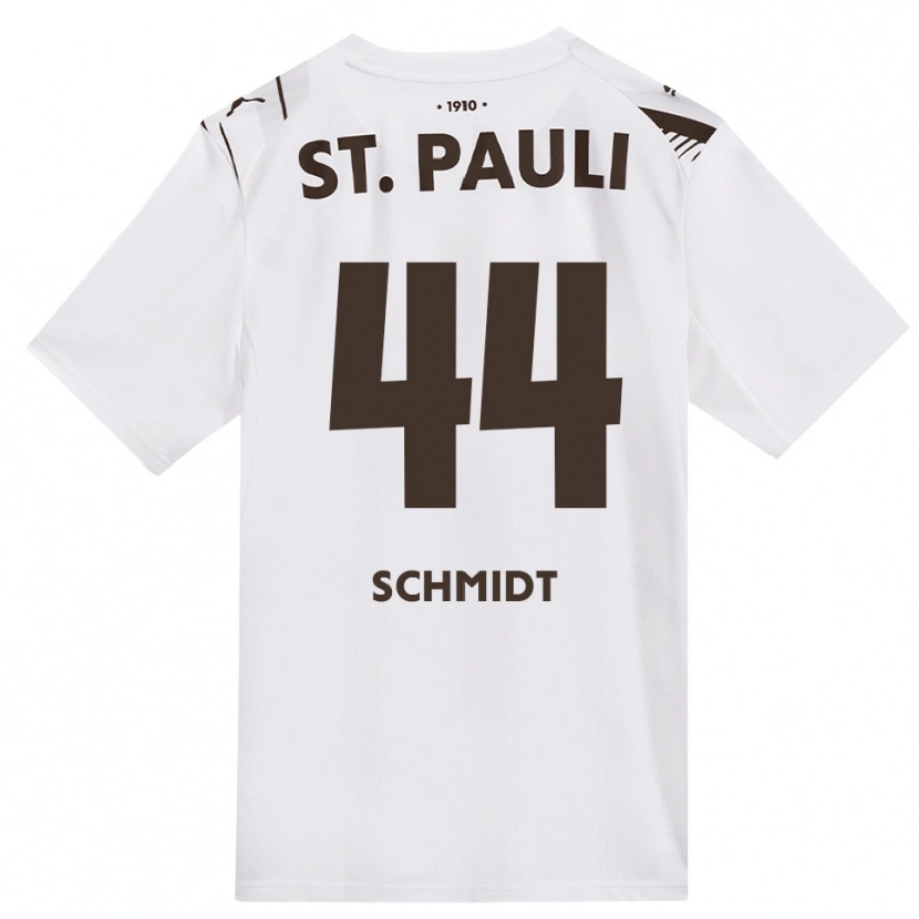 Danxen Homem Camisola Nick Schmidt #44 Café Branco Vermelho Alternativa 2026/27 Camisa