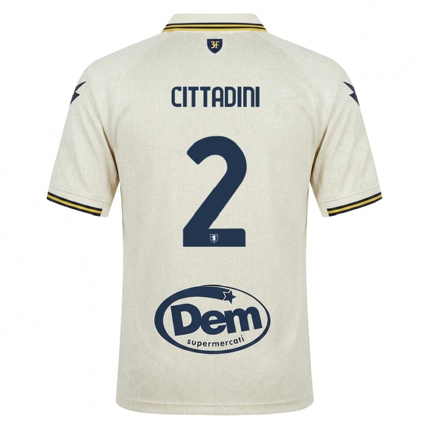 Danxen Homem Camisola Giorgio Cittadini #2 Amarelo Renda Velha Preto Alternativa 2026/27 Camisa