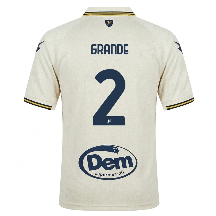Danxen Homem Camisola Alessandro Grande #2 Amarelo Renda Velha Preto Alternativa 2026/27 Camisa