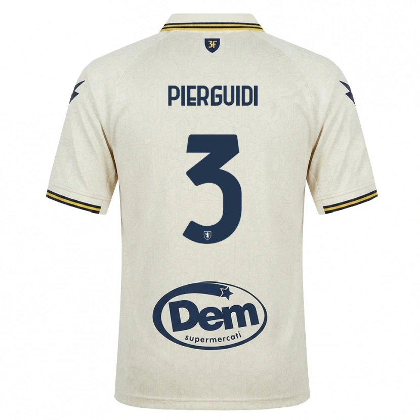 Danxen Homem Camisola Vittorio Pierguidi #3 Amarelo Renda Velha Preto Alternativa 2026/27 Camisa
