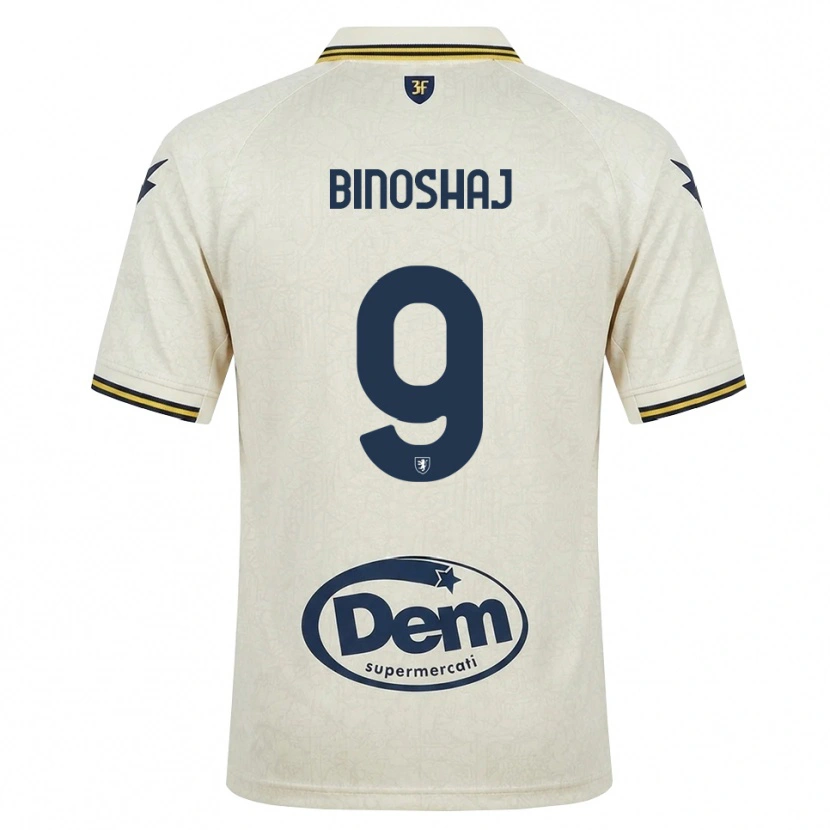 Danxen Homem Camisola Samuele Binoshaj #9 Amarelo Renda Velha Preto Alternativa 2026/27 Camisa