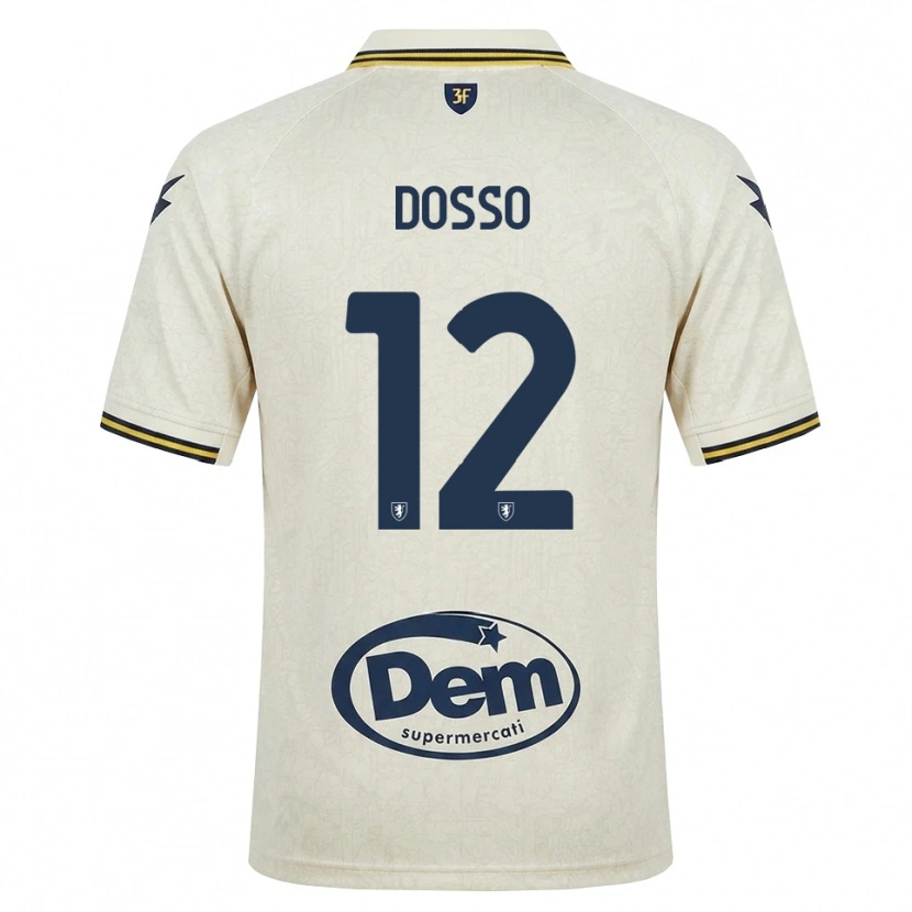 Danxen Homem Camisola Aboubaka Dosso #12 Amarelo Renda Velha Preto Alternativa 2026/27 Camisa