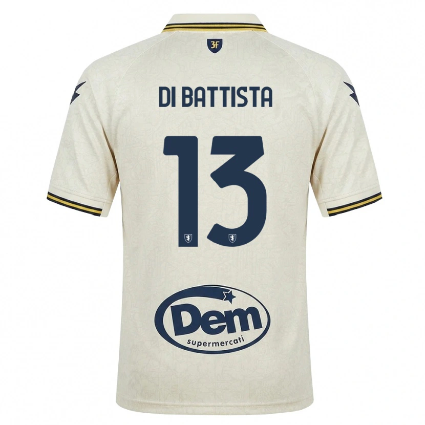 Danxen Homem Camisola Cristiano Di Battista #13 Amarelo Renda Velha Preto Alternativa 2026/27 Camisa