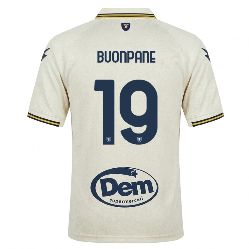 Danxen Homem Camisola Davide Buonpane #19 Amarelo Renda Velha Preto Alternativa 2026/27 Camisa