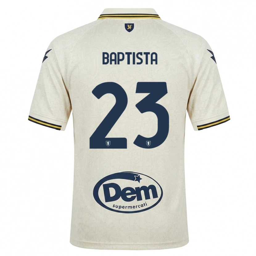 Danxen Homem Camisola Viktor Baptista #23 Amarelo Renda Velha Preto Alternativa 2026/27 Camisa
