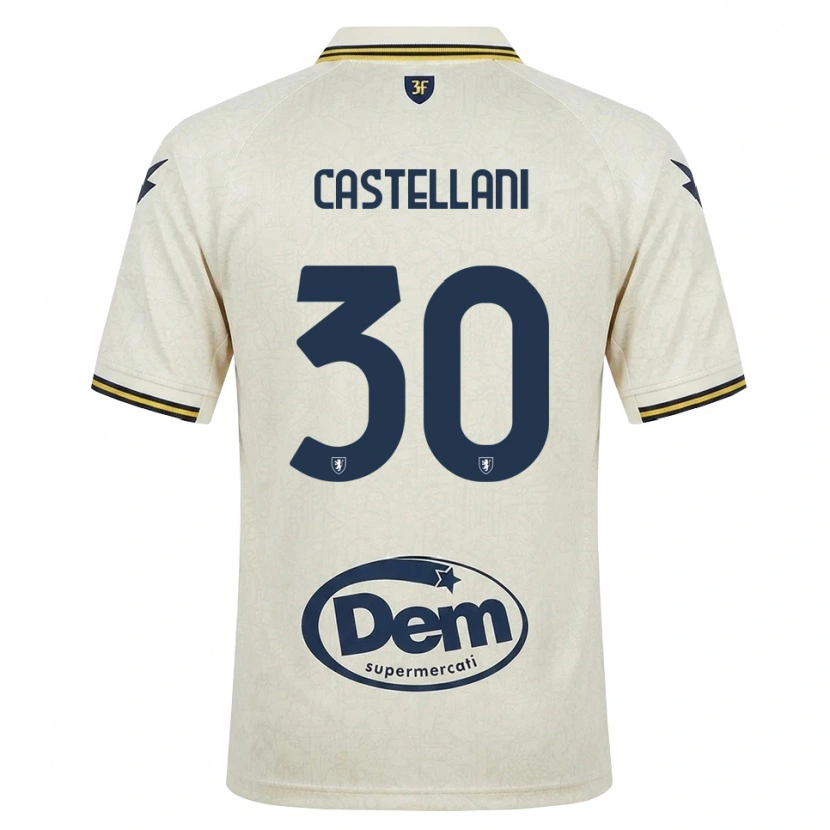 Danxen Homem Camisola Andrea Castellani #30 Amarelo Renda Velha Preto Alternativa 2026/27 Camisa