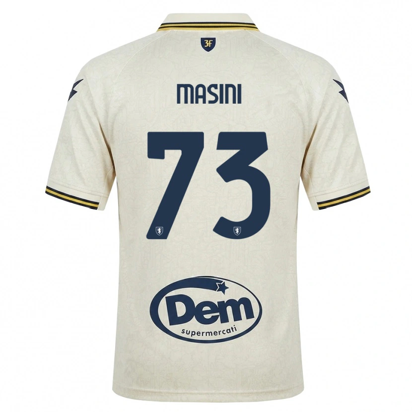 Danxen Homem Camisola Patrizio Masini #73 Amarelo Renda Velha Preto Alternativa 2026/27 Camisa