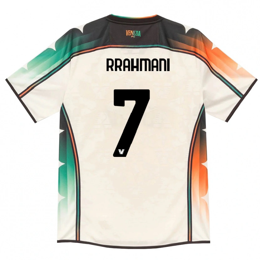 Danxen Homem Camisola Albion Rrahmani #7 Amarelo Laranja Verde Renda Velha Alternativa 2026/27 Camisa