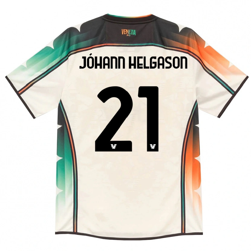 Danxen Homem Camisola Thórir Jóhann Helgason #21 Amarelo Laranja Verde Renda Velha Alternativa 2026/27 Camisa