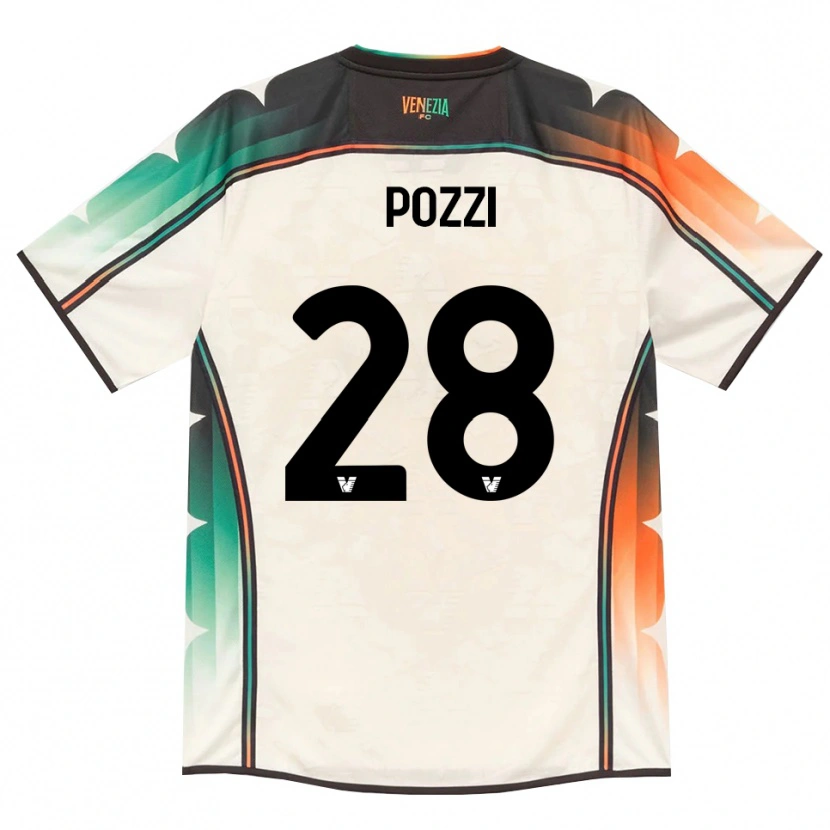 Danxen Homem Camisola Alessio Pozzi #28 Amarelo Laranja Verde Renda Velha Alternativa 2026/27 Camisa