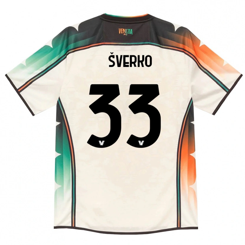 Danxen Homem Camisola Marin Šverko #33 Amarelo Laranja Verde Renda Velha Alternativa 2026/27 Camisa