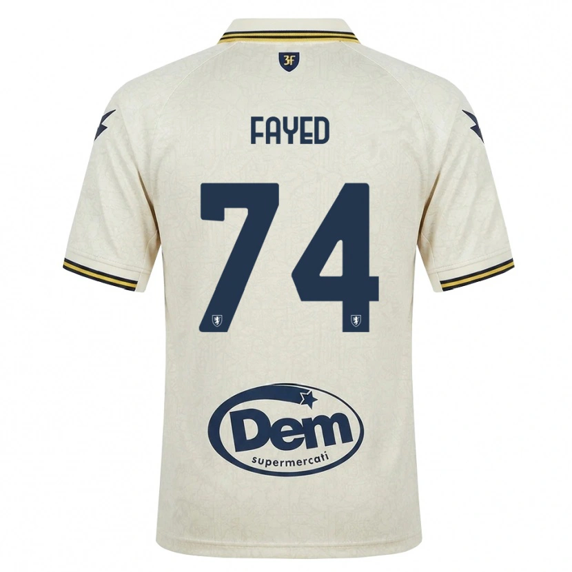Danxen Homem Camisola Omar Fayed #74 Amarelo Renda Velha Preto Alternativa 2026/27 Camisa