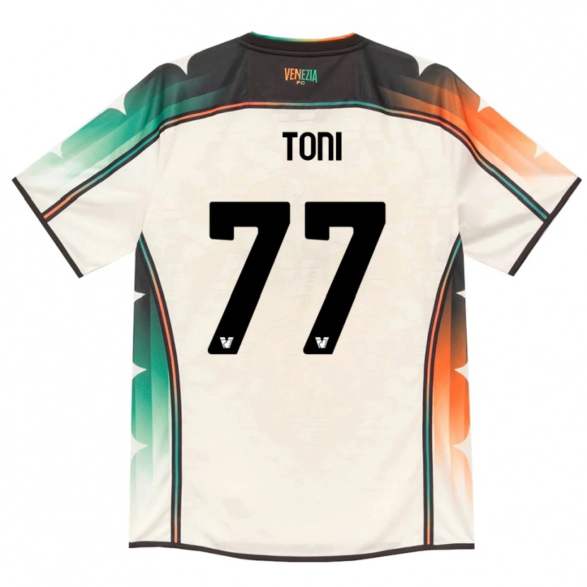 Danxen Mulher Camisola Toni Fernández #77 Amarelo Laranja Verde Renda Velha Alternativa 2026/27 Camisa