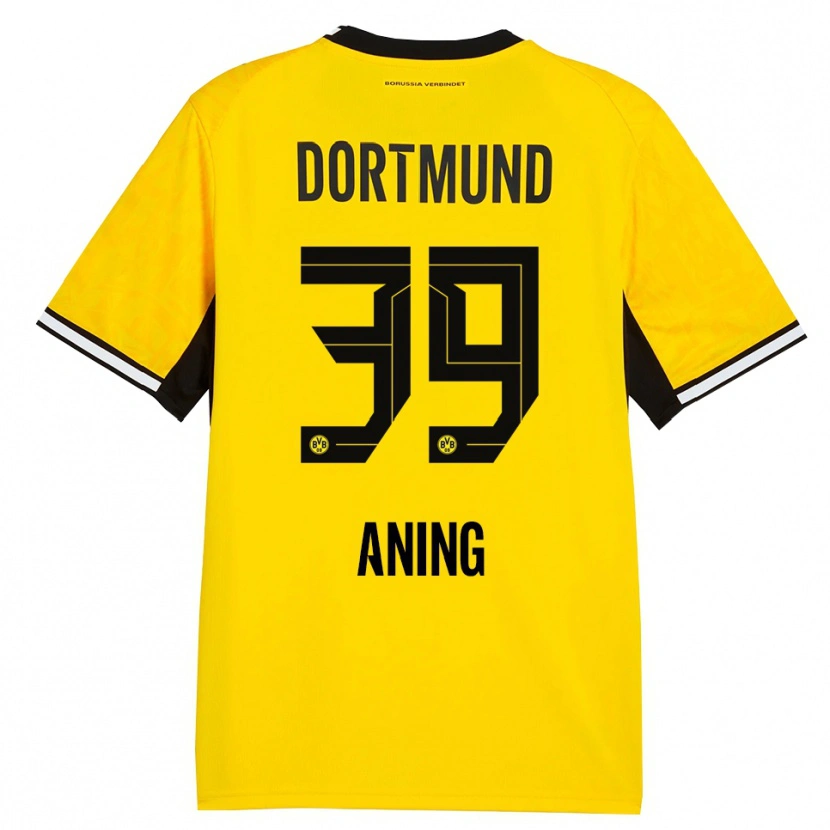 Danxen Mulher Camisola Prince Aning #39 Amarelo Preto Branco Principal 2026/27 Camisa