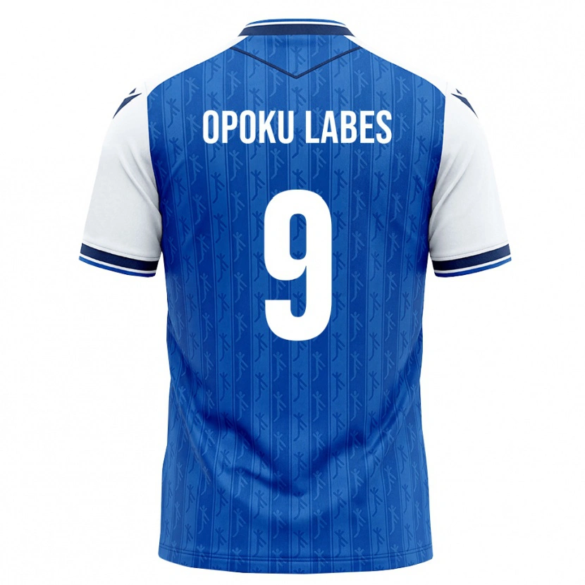 Danxen Mulher Camisola Ben Opoku Labes #9 Azul Real Branco Principal 2026/27 Camisa