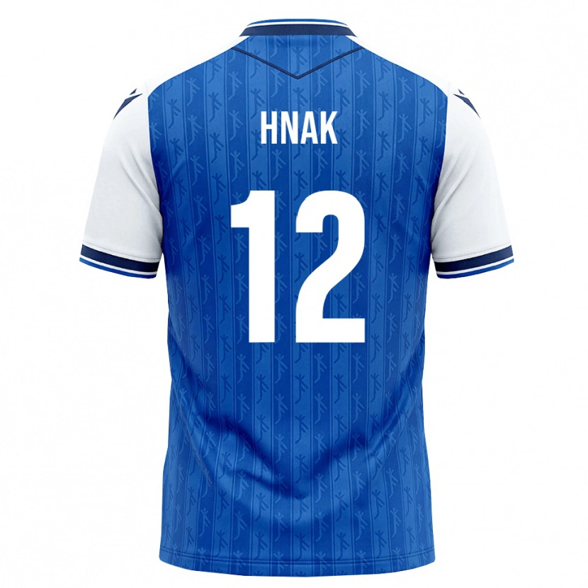 Danxen Mulher Camisola Anwar Hnak #12 Azul Real Branco Principal 2026/27 Camisa