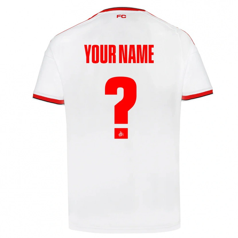 Danxen Mulher Camisola Seu Nome #0 Branco Vermelho Preto Principal 2026/27 Camisa