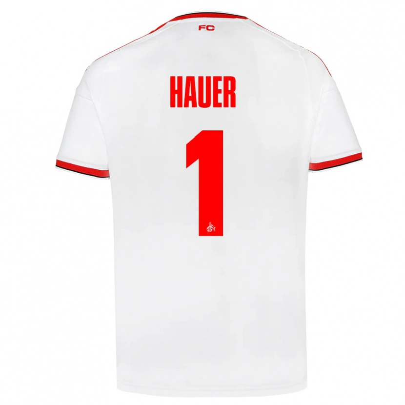 Danxen Mulher Camisola Luis Hauer #1 Branco Vermelho Preto Principal 2026/27 Camisa