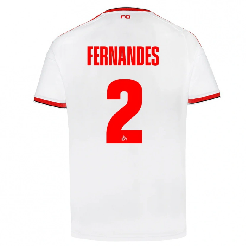 Danxen Mulher Camisola Tyron Fernandes #2 Branco Vermelho Preto Principal 2026/27 Camisa