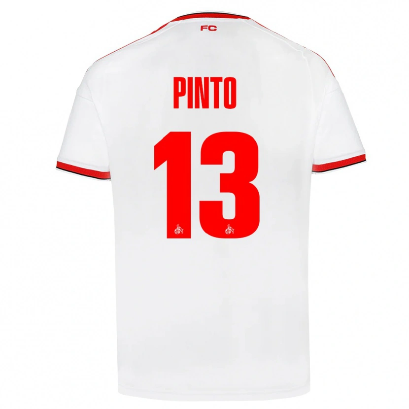 Danxen Mulher Camisola João Pinto #13 Branco Vermelho Preto Principal 2026/27 Camisa