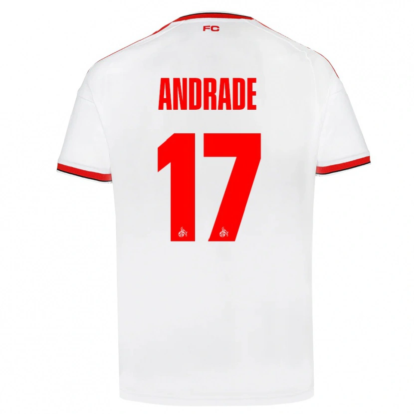 Danxen Mulher Camisola Lydia Andrade #17 Branco Vermelho Preto Principal 2026/27 Camisa