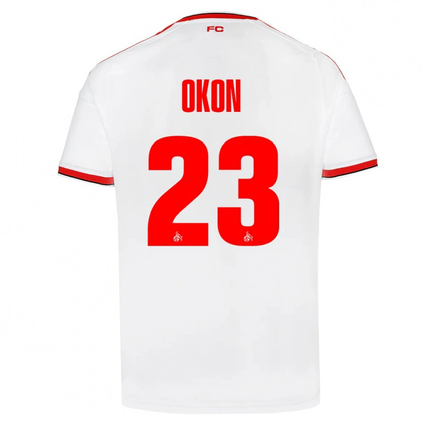 Danxen Mulher Camisola Paul Okon-Engstler #23 Branco Vermelho Preto Principal 2026/27 Camisa