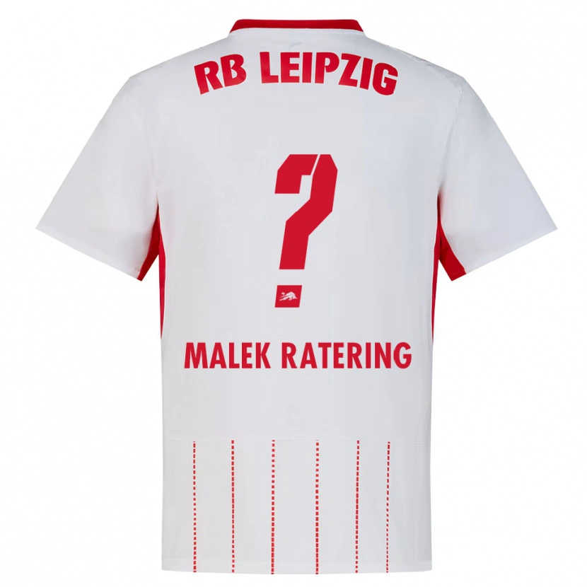 Danxen Mulher Camisola Jaro-Malek Ratering #0 Vermelho Branco Amarelo Principal 2026/27 Camisa