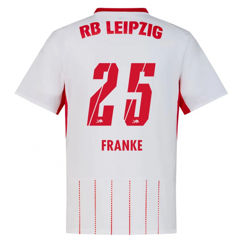 Danxen Mulher Camisola Lenny Franke #25 Vermelho Branco Amarelo Principal 2026/27 Camisa