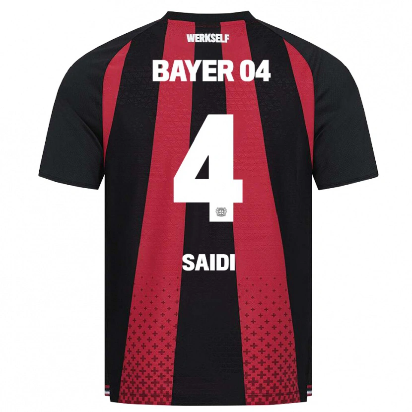 Danxen Mulher Camisola Obaid Saidi #4 Preto Branco Vermelho Principal 2026/27 Camisa