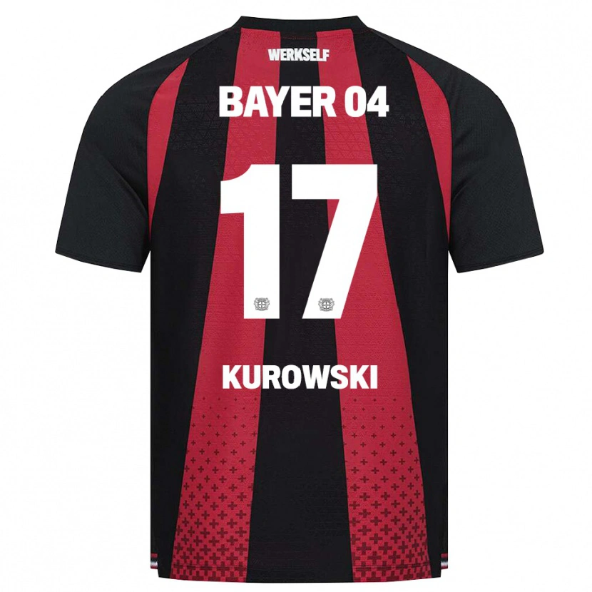 Danxen Mulher Camisola Julien Kurowski #17 Preto Branco Vermelho Principal 2026/27 Camisa