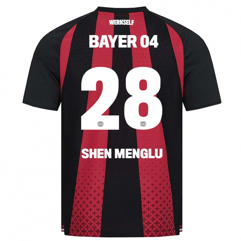 Danxen Mulher Camisola Shen Menglu #28 Preto Branco Vermelho Principal 2026/27 Camisa