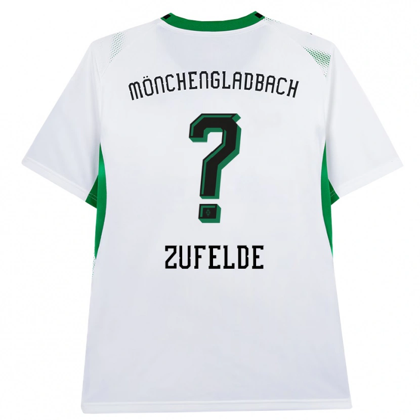 Danxen Mulher Camisola Isaac Zufelde #0 Branco Verde Preto Principal 2026/27 Camisa