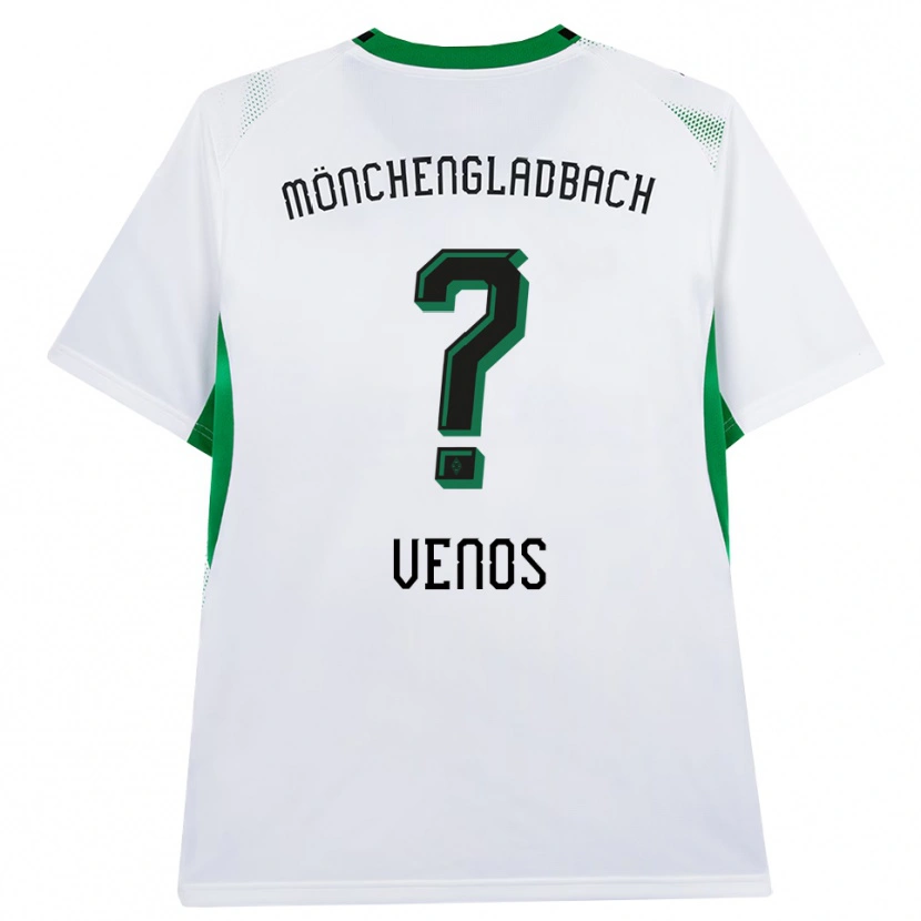 Danxen Mulher Camisola Christos Venos #0 Branco Verde Preto Principal 2026/27 Camisa