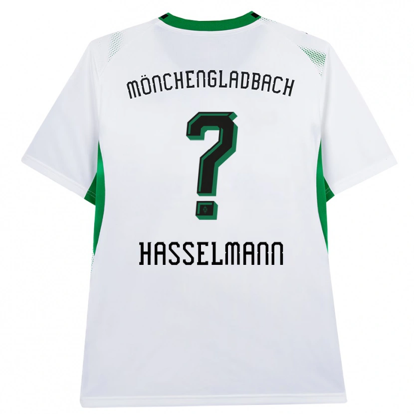 Danxen Mulher Camisola Nina Hasselmann #0 Branco Verde Preto Principal 2026/27 Camisa