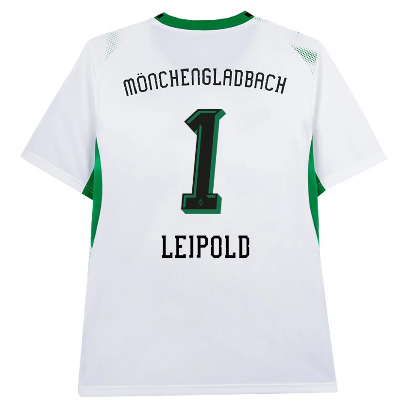Danxen Mulher Camisola Lasse Leipold #1 Branco Verde Preto Principal 2026/27 Camisa