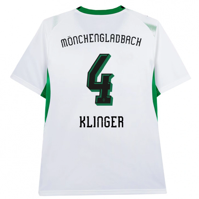 Danxen Mulher Camisola Nina Klinger #4 Branco Verde Preto Principal 2026/27 Camisa