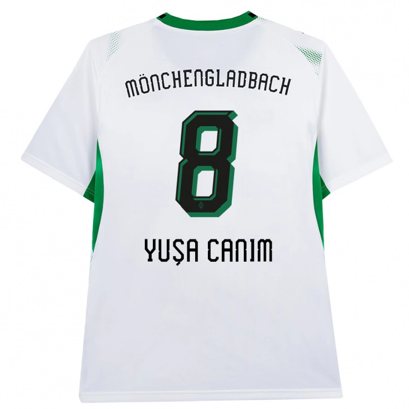 Danxen Mulher Camisola Salih Yuşa Canım #8 Branco Verde Preto Principal 2026/27 Camisa