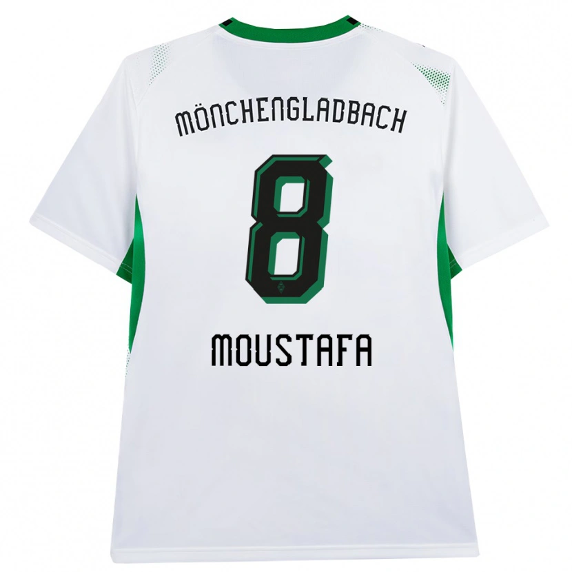 Danxen Mulher Camisola Moustafa Ashraf Moustafa #8 Branco Verde Preto Principal 2026/27 Camisa