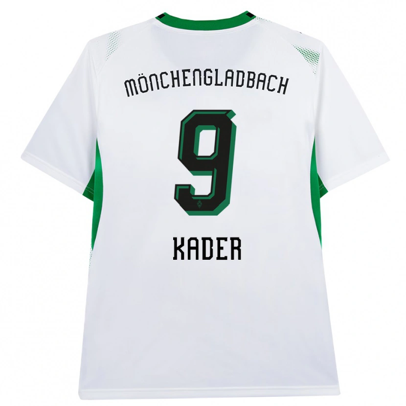 Danxen Mulher Camisola Cagatay Kader #9 Branco Verde Preto Principal 2026/27 Camisa