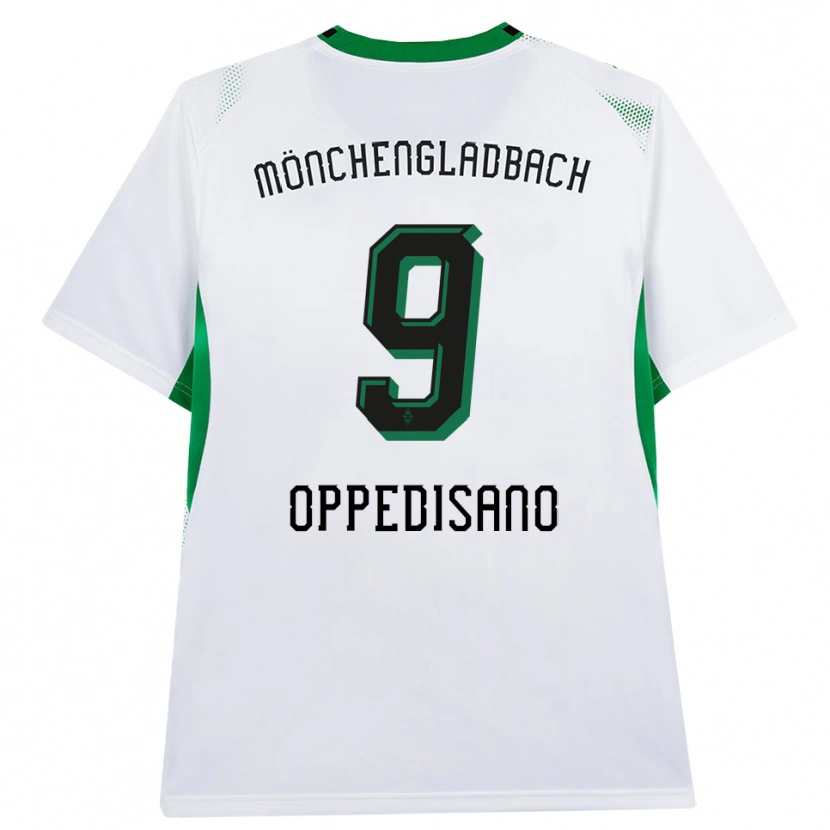 Danxen Mulher Camisola Valentina Oppedisano #9 Branco Verde Preto Principal 2026/27 Camisa
