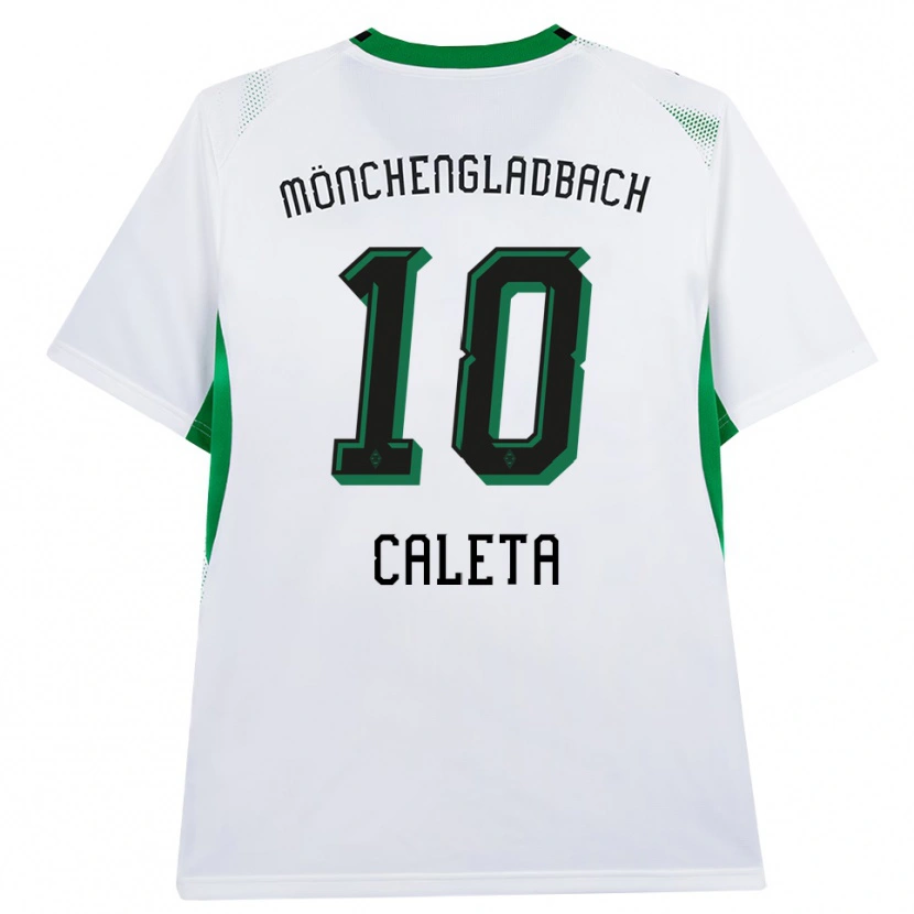 Danxen Mulher Camisola Ivan Caleta #10 Branco Verde Preto Principal 2026/27 Camisa
