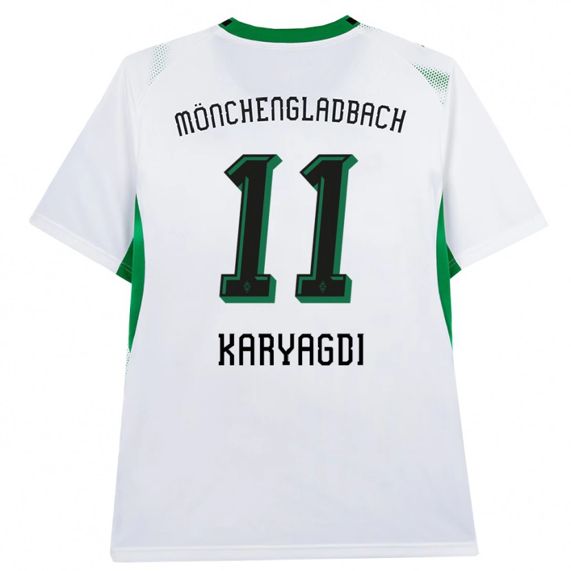 Danxen Mulher Camisola Kerim Karyagdi #11 Branco Verde Preto Principal 2026/27 Camisa
