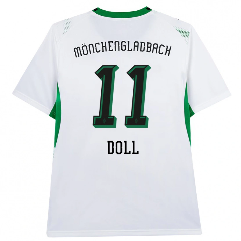 Danxen Mulher Camisola Leo Doll #11 Branco Verde Preto Principal 2026/27 Camisa