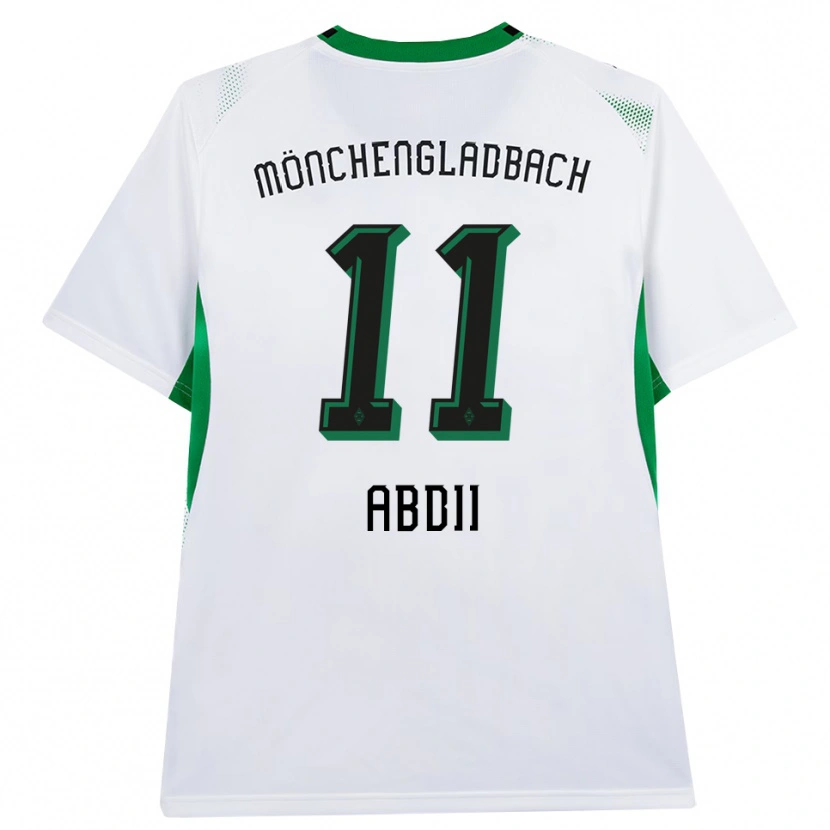 Danxen Mulher Camisola Alina Abdii #11 Branco Verde Preto Principal 2026/27 Camisa