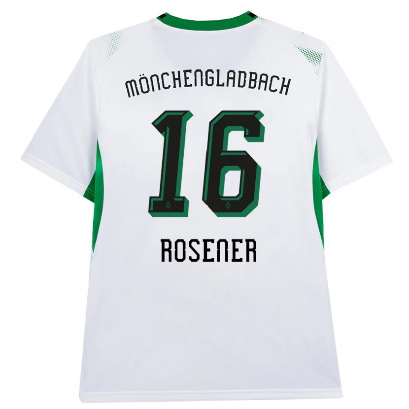 Danxen Mulher Camisola Chiara Rösener #16 Branco Verde Preto Principal 2026/27 Camisa