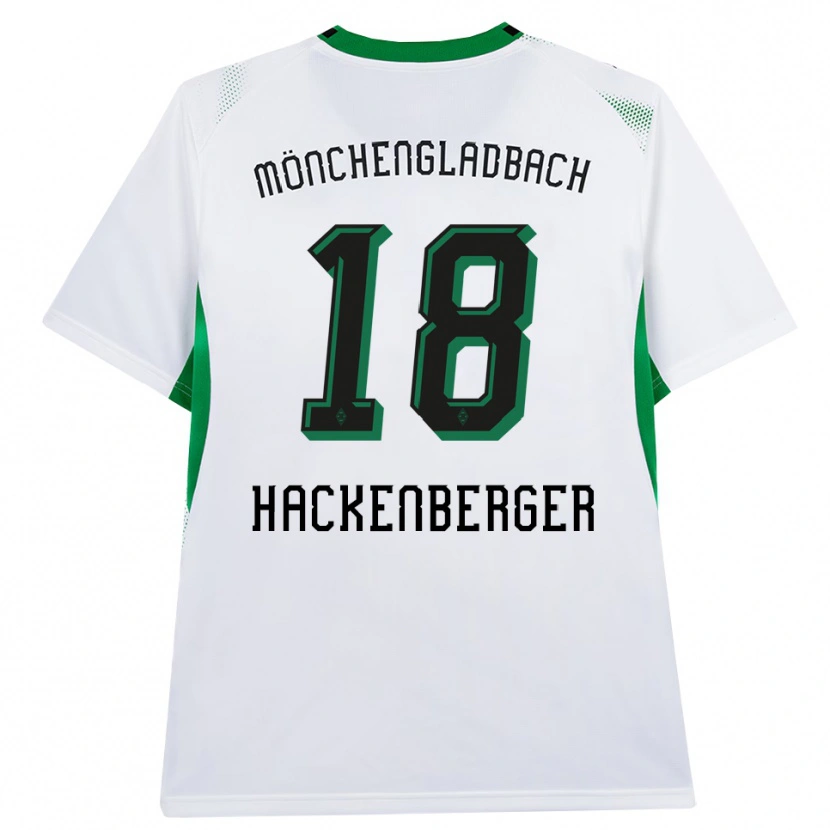 Danxen Mulher Camisola Jessica Hackenberger #18 Branco Verde Preto Principal 2026/27 Camisa