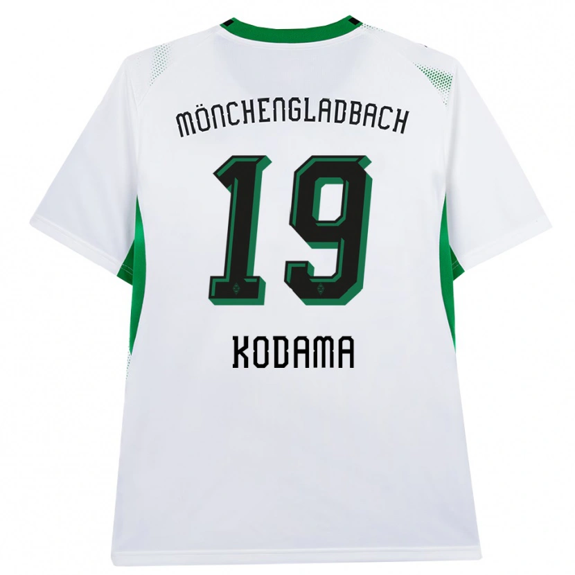 Danxen Mulher Camisola Keiko Kodama #19 Branco Verde Preto Principal 2026/27 Camisa