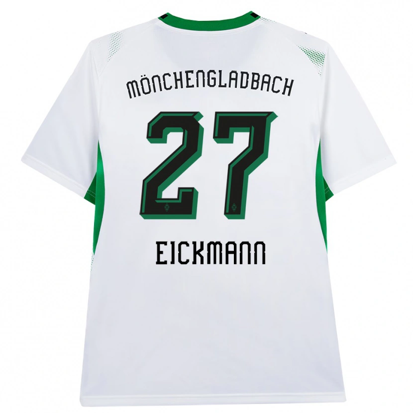 Danxen Mulher Camisola Mia Eickmann #27 Branco Verde Preto Principal 2026/27 Camisa